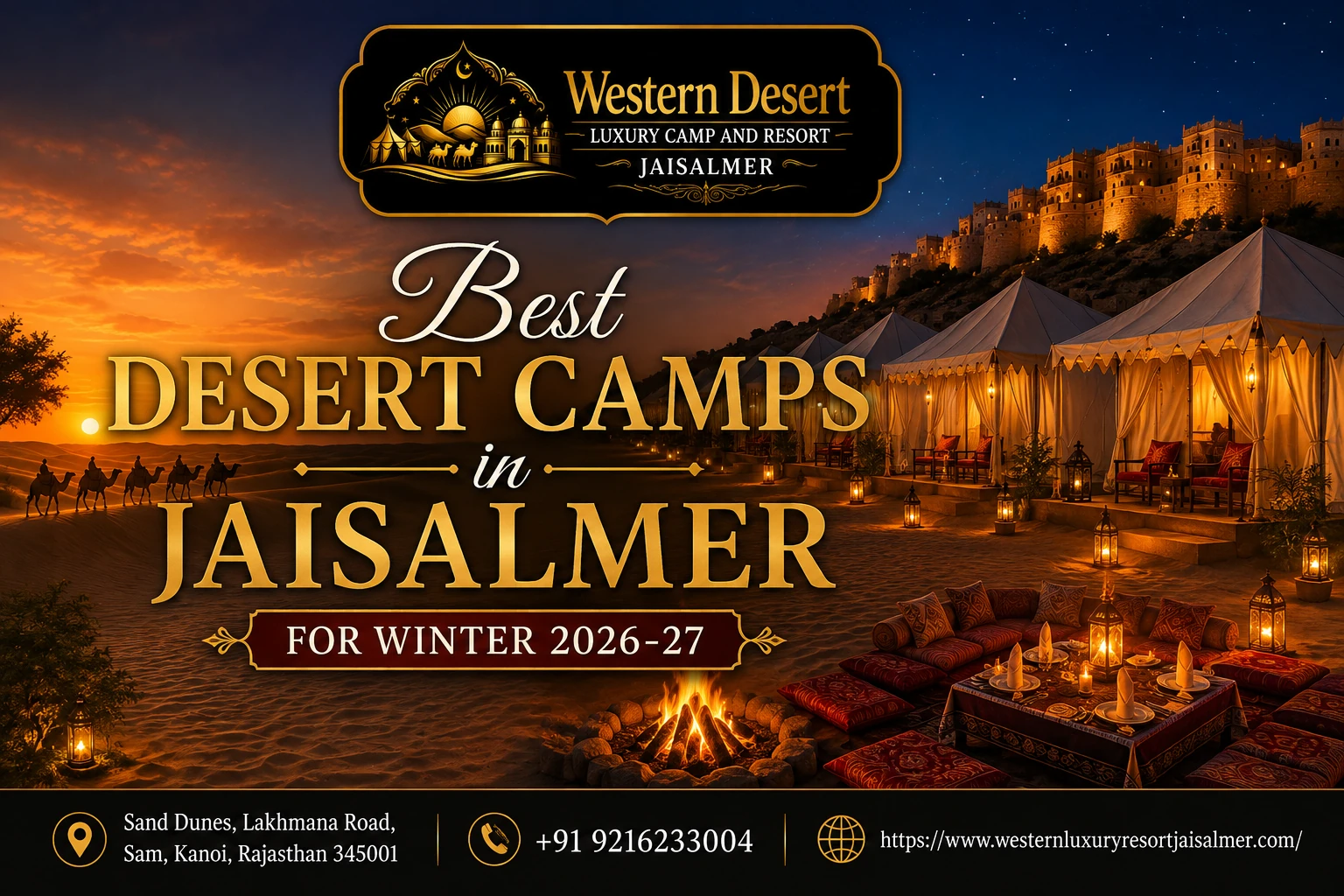 Best Desert Camps in Jaisalmer for Winter 2026-27