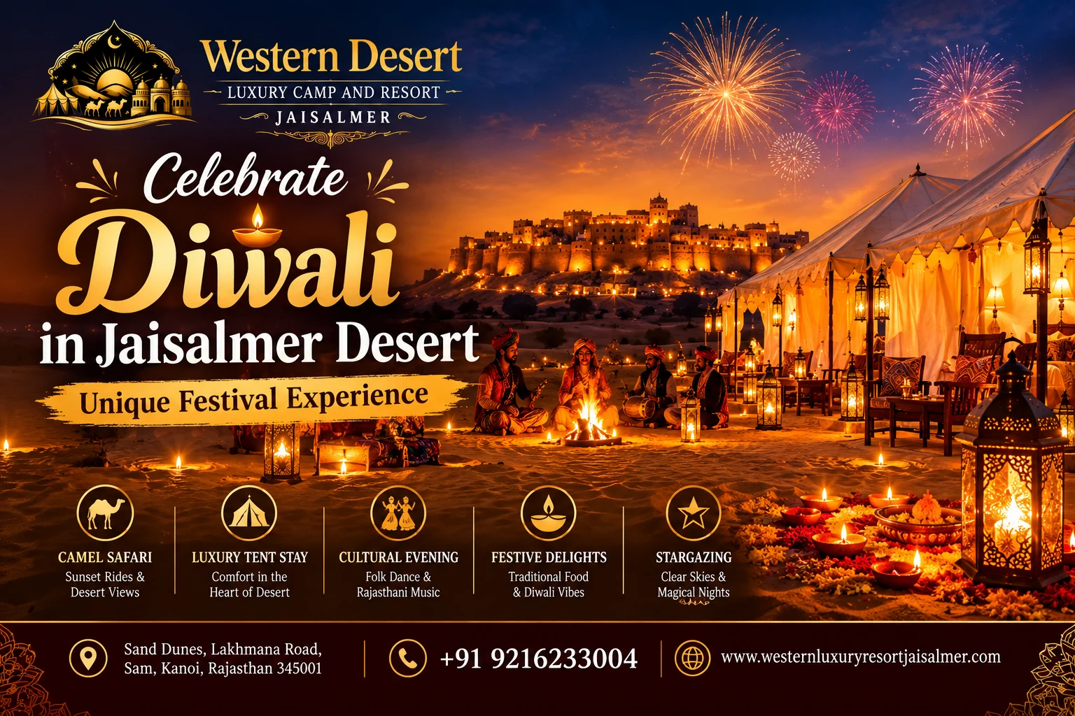 Celebrate Diwali in Jaisalmer Desert: A Unique Experience
