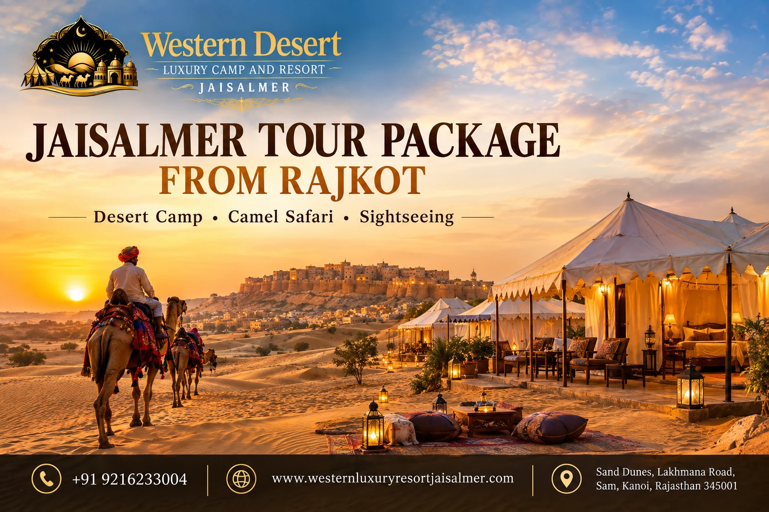 Jaisalmer Tour Package From Rajkot